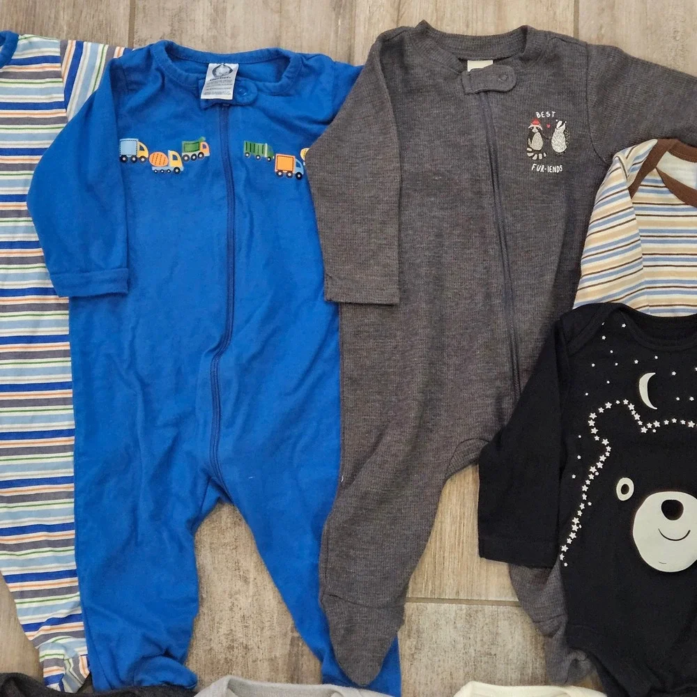 Old Navy‎ Gerber Baby Boys Clothing Lot of 23 Size 3-6M Infant Essential Basics